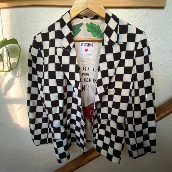RARE IT46/8 Primavera Estate Moschino Cheap & Chic vintage blazer jacket couture - Picture 13 of 16